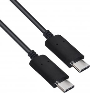 Kabel USB Maclean USB-C - USB-C 1 m Czarny (MCTV-846) 1