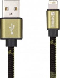 Kabel USB Sandberg USB-A - 1 m Zielony (441-13) 1