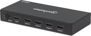 Manhattan ROZDZIELACZ SPLITTER AV HDMI 2.0 1X4 4K*2K 60HZ UHD HRD (207805) 5