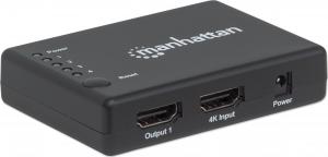 Manhattan ROZDZIELACZ SPLITTER AV HDMI 1.4 1X4 4K 30HZ UHD 3D (207706) 2