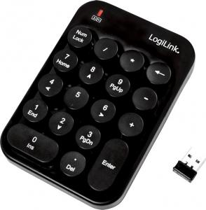 Klawiatura LogiLink ID0173 Bezprzewodowa Czarna US (ID0173) 4