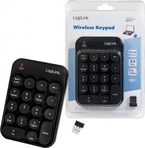 Klawiatura LogiLink ID0173 Bezprzewodowa Czarna US (ID0173) 8