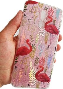 Beline Etui Pattern Galaxy A9 2018 flamingos pink 3