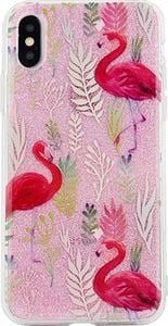 Beline Etui Pattern iPhone Xs Max wzór 5 (flamingos pink) 1