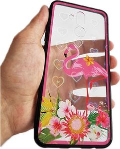 Beline Etui Hearts Sam J610 J6 Plus 2018 wzór 3 clear (pink flamingo) 2