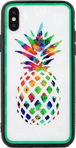 Beline Etui Hearts iPhone Xs Max wzór 4 clear (pineapple) 1