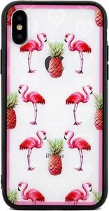 Beline Etui Hearts iPhone X/Xs wzór 1 clear (flamingos) 1