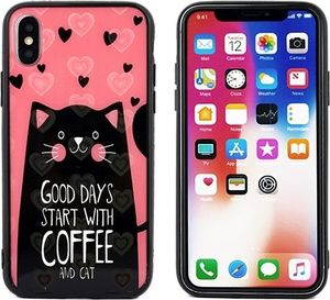 Beline Etui Hearts Huawei Mate 20 Lite wzór 6 (cat pink) 2