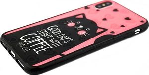 Beline Etui Hearts Huawei Mate 20 Lite wzór 6 (cat pink) 3