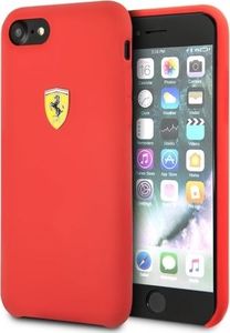 Ferrari Etui hardcase FESSIHCI8RE iPhone 7/8 Silicone czerwony-FESSIHCI8RE 1