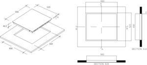 Płyta grzewcza Candy CH64CCB 2