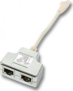 EFB EFB T-Adapter Cat.5e 2x10/100BaseT für Cablesharing 1