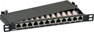 EFB EFB Mini-Patchpanel STP 12xRJ45 Cat.6A,10" 0.5HE,schwarz 1