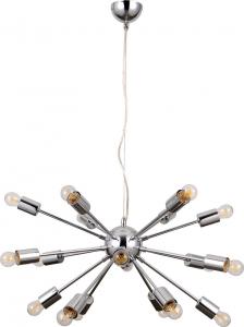 Lampa wisząca Italux Theo nowoczesna klasyczna chrom  (AD20000-18A) 2