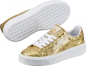 Puma Buty damskie Basket Platform Glitter złote r. 40 2