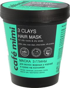 Cafe Mimi Kubeczek Maska do włosów odświeżająca-włosy tłuste u nasady,suche na końcach 220ml 1