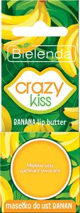 Bielenda Bielenda Crazy Kiss Masełko do ust Bananowe 10g 1