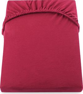 Decoking Prześcieradło Amber jersey z gumką purpurowy 100-120x200+30 cm 2