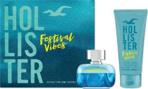 Hollister Festival Vibes For Him EDT spray 50ml + Hair & Body Wash 100ml 1