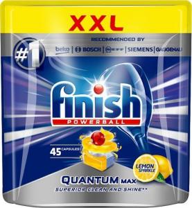 Finish Powerball Quantum Max Lemon Sparkle tabletki do mycia naczyń w zmywarkach 45szt 1
