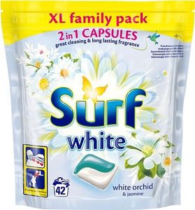 Surf Kapsułki do prania do bieli White Orchid&Jasmine 42szt. 1