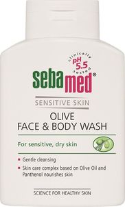 Sebamed SEBAMED_Sensitive Skin Olive Face Body Wash oliwkowa emulsja do mycia twarzy i ciała 200ml 1