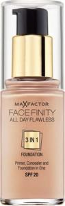 MAX FACTOR Facefinity All Day Flawless 3in1 Foundation SPF20 podkład do twarzy 63 Sun Beige 30ml 1
