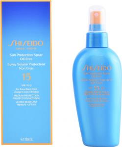 Shiseido Sun Protection Spray Oil - Free SPF15 krem chroniący przed słońcem w spary'u do twarzy i ciała 150ml 1