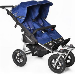 Wózek TFK Wózek bliźniaczy Twin Adventure niebieski 2