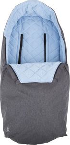 CuddleCo Śpiworek wodoodporny Comfi-Extreme - szary melange/niebieski 2