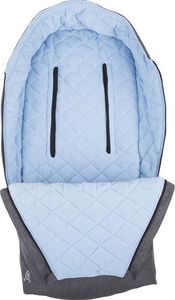 CuddleCo Śpiworek wodoodporny Comfi-Extreme - szary melange/niebieski 3