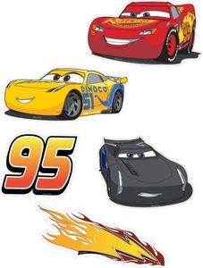 Disney Dekoracje ścienne Auta - Cars - zestaw duży 1