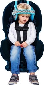 NapUp Opaska podtrzymująca głowę w foteliku samochodowym niebieska 3