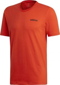 Adidas Koszulka męska Essentials Plain Tee czerwona r. L (DU0385) 1