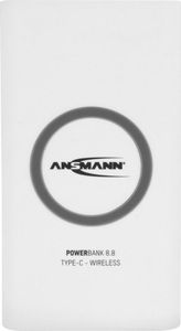 Powerbank Ansmann 8.8 Type C Wireless 8000mAh Biały 2