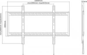 Equip Uchwyt ścienny 650323 60'' - 100'' 8