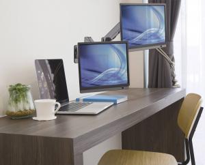 Manhattan Uchwyt ścienny na 2 monitory 17" - 32" (461627) 4