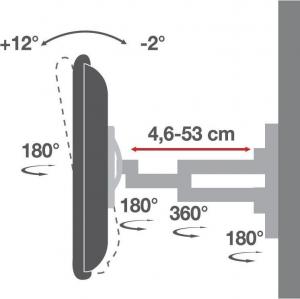 Techly Uchwyt ścienny ICA-PLB-171M 23'' - 55'' 10