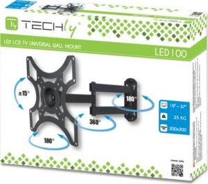 Techly Uchwyt ścienny ICA-LCD-2923B 19'' - 37'' 2