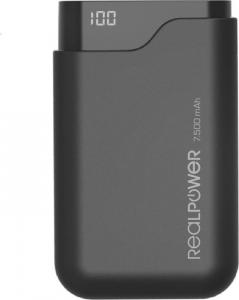 Powerbank Realpower PB-7500C 7500mAh Czarny 3