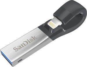 Pendrive SanDisk iXpand 256GB Lightning, USB 3.0 srebrny (SDIX30N-256G-GN6NE) 1