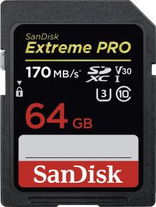 Karta SanDisk Extreme PRO SDXC 64 GB Class 10 UHS-I/U3 V30 (SDSDXXY-064G-GN4IN) 1