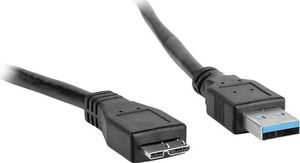 Kabel USB Lanberg KABEL USB MICRO-B(M)->A(M) 3.0 0.5M CZARNY LANBERG 50-PACK 1