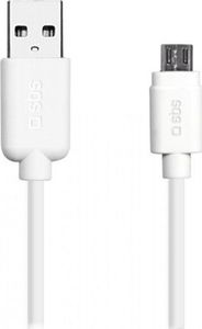 Kabel USB SBS Mobile USB-A - microUSB 1 m Czarny (TECABLEMICROW) 1