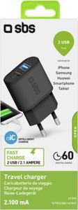Ładowarka SBS Mobile 2x USB-A 2.1 A (TETR2USB21AFAST) 2