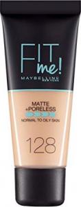 Maybelline  Fit Me! Matte + Poreless 128 Warm Nude 30 ml 1