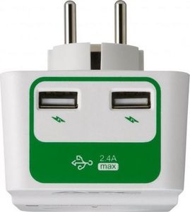 Listwa zasilająca APC Essential przeciwprzepięciowa 1 gniazdo 2xUSB biały (PM1WU2-FR) 2