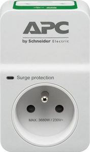 Listwa zasilająca APC Essential przeciwprzepięciowa 1 gniazdo 2xUSB biały (PM1WU2-FR) 3