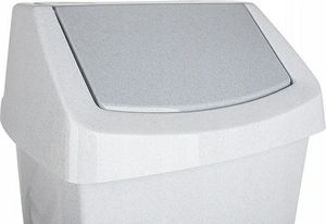 Kosz na śmieci Curver uchylny 50L szary (27134) 2