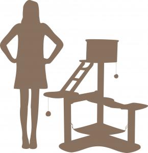 Zolux Drapak dla kota CAT PARK 3 980x1240x1320 mm 3